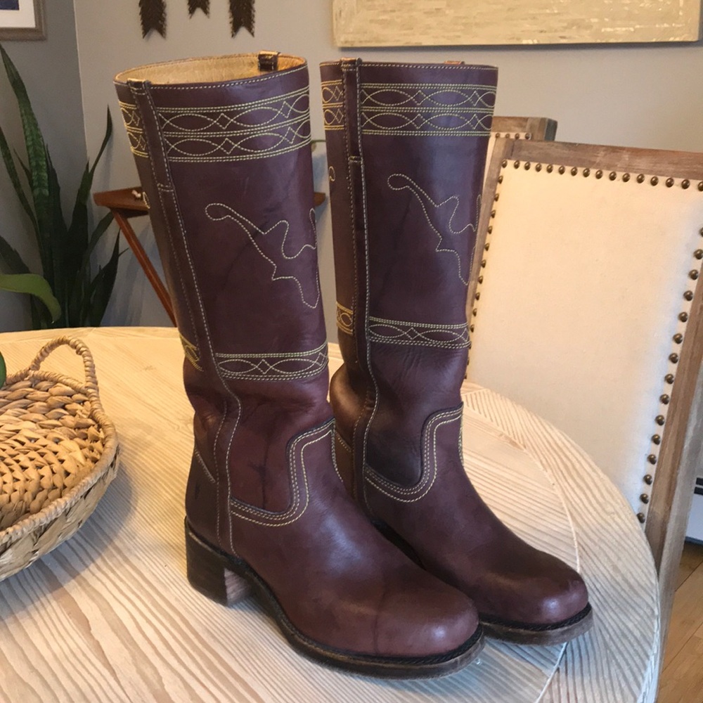 Frye Campus Stitching Horse Boots